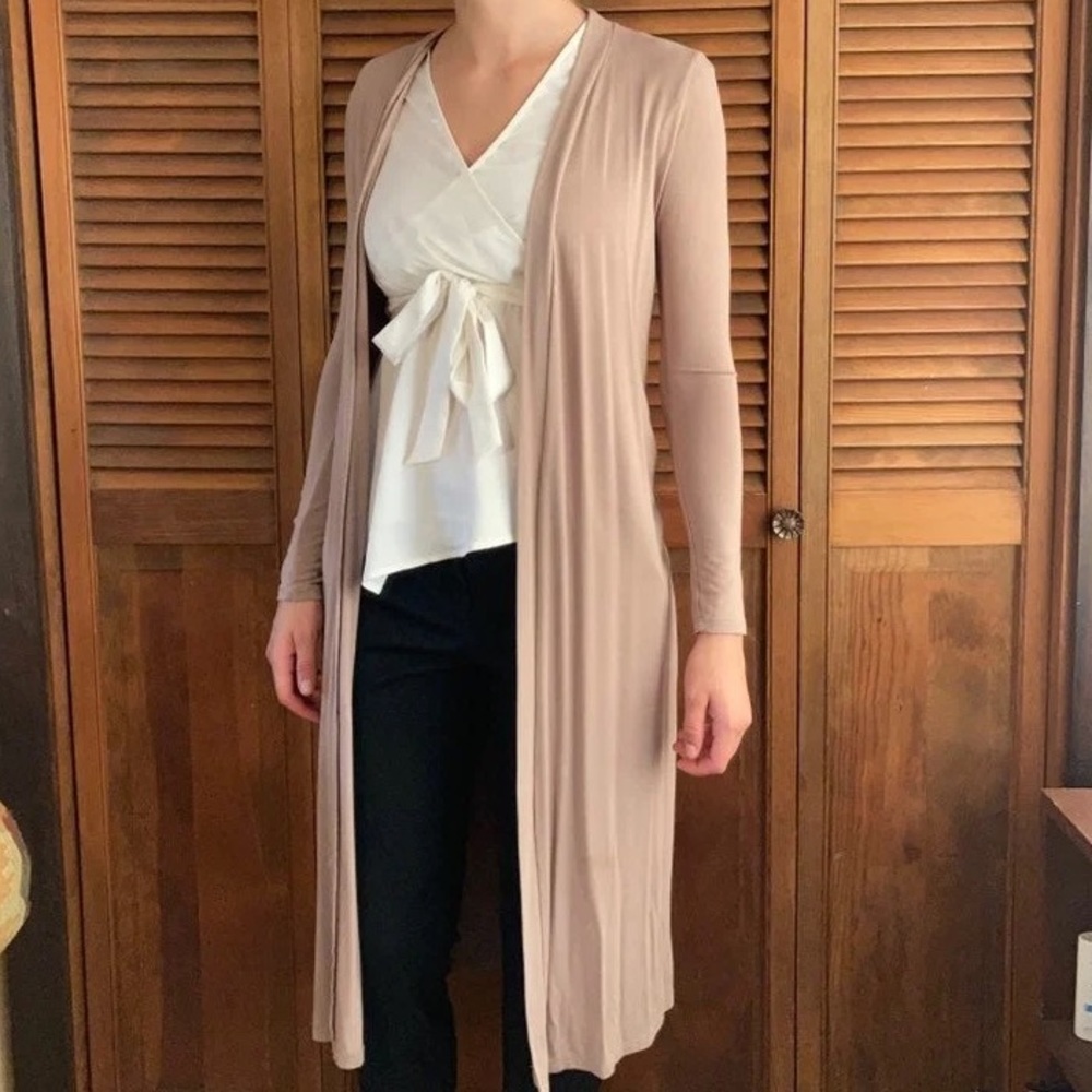 Fashion Nova Tan Cardigan